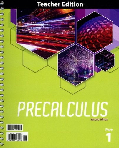 Cover of BJU Press Precalculus Teacher's Edition (2nd Edition)