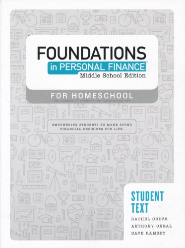 Cover of Foundations in Personal Finance: Middle School Student Text