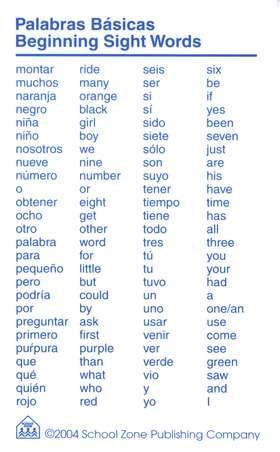 Cover of Palabras Basicas Basic Sight Words Flash Cards