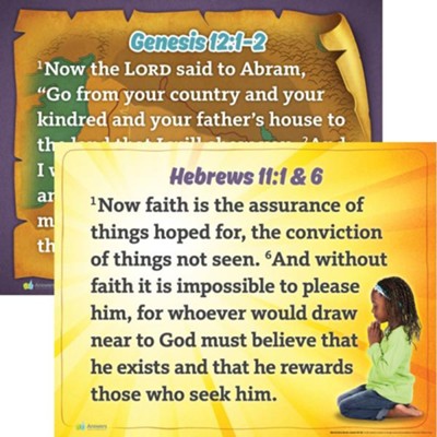 Cover of Answers Bible Curriculum Grades 2-5 Unit 4 Memory Verse Posters (2nd Edition)