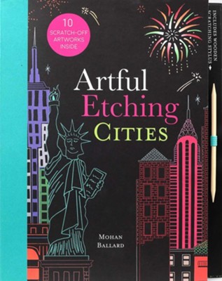 Cover of Artful Etching Scratch Art: Cities