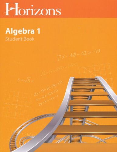 Cover of Horizons Math Algebra (Grade 8) Student Book