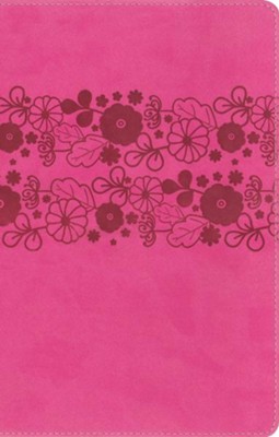 Cover of NIrV Holy Bible, Large Print, Italian Duo-Tone, Raspberry