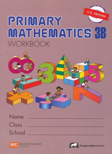Cover of Singapore Math: Primary Math Workbook 3B US Edition