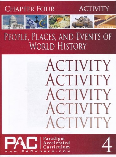 Cover of People. Places, & Events of World History Chapter 4 Activities