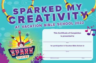 Cover of Spark Studios: Certificates of Completion (pkg. of 50)