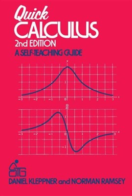 Cover of Quick Calculus: A Self-Teaching Guide, Edition 0002