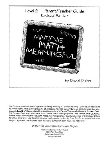 Cover of Making Math Meaningful Level 2