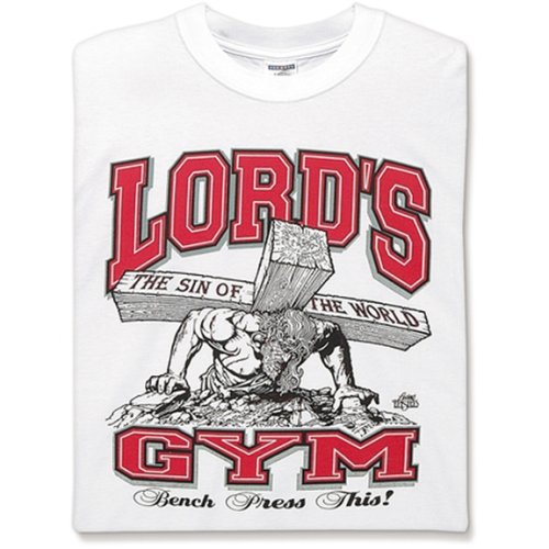 Cover of Lord's Gym T-Shirt, White, Large (42-44)