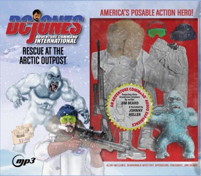 Cover of DC Jones and Adventure Command International 2: Rescue at the Arctic Outpost - unabridged audiobook on CD