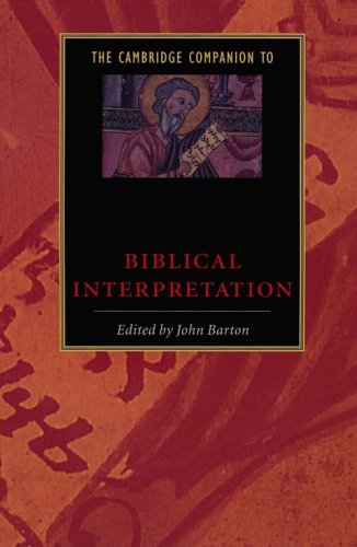 Cover of The Cambridge Companion to Biblical Interpretation