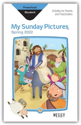 Cover of Wesley Preschool My Sunday Pictures Take-Home, Spring 2022