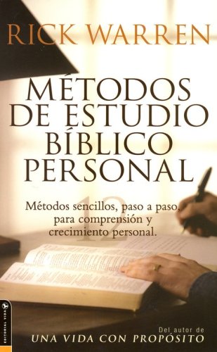 Cover of Métodos de Estudio Bíblico Personal (Personal Bible Study Methods)
