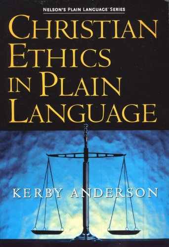Cover of Christian Ethics in Plain Language