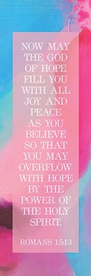 Cover of Overflow With Hope (Romans 15:13, CSB) Bookmarks, 25