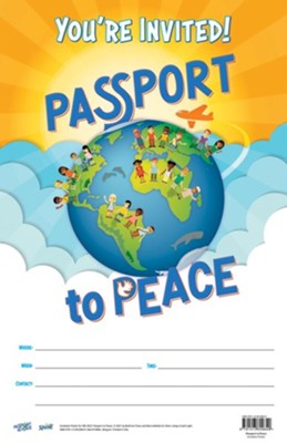 Cover of Passport to Peace: Invitation Poster (11 x 17)