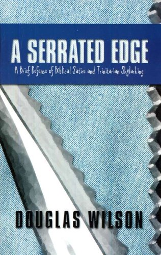 Cover of A Serrated Edge: A Brief Defense of Biblical Satire and Trinitarian Skylarking