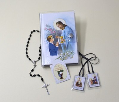 Cover of First Mass Book Vinyl Wallet Set, Good Shepherd Edition for Boys