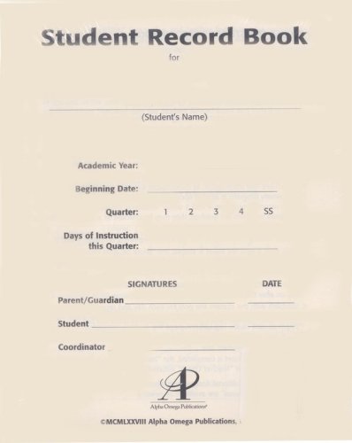 Cover of Set of 4 Student Record Books