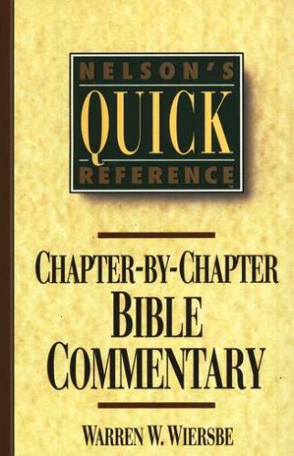 Cover of Nelson's Quick Reference Chapter-by-Chapter Bible Commentary