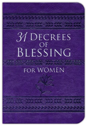 Cover of 31 Decrees of Blessing for Women, imitation leather