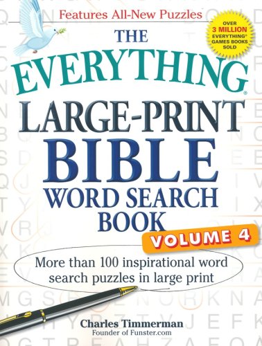 Cover of The Everything Large-Print Bible Word Search Book Vol 4