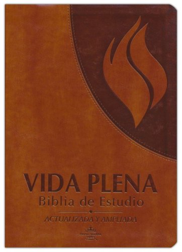 Cover of Biblia de Estudio RVR 1960 Vida Plena, Piel Imit., Marron, Indice (RVR 1960 Full Life Study Bible, Imit. Leather, Brown, Ind.)