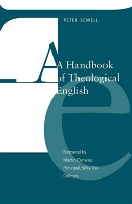 Cover of A Handbook of Theological English