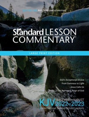 Cover of KJV Standard Lesson Commentary ® Large Print Edition 2022-2023
