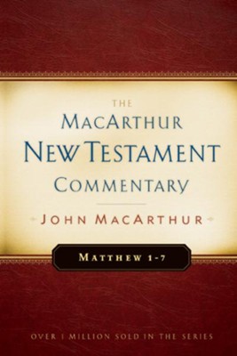 Cover of Matthew 1-7: The MacArthur New Testament Commentary - eBook