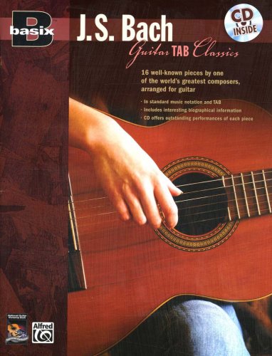 Cover of J.S. Bach Guitar TAB Classics, Book & CD