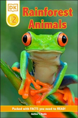 Cover of DK Reader Level 2: Rainforest Animals