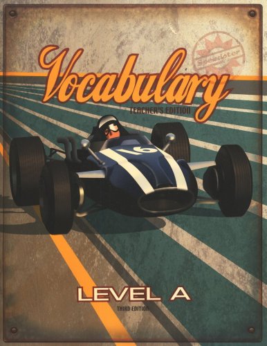 Cover of BJU Press Vocabulary Teacher's Edition, Level A (Grade 7), Third Edition