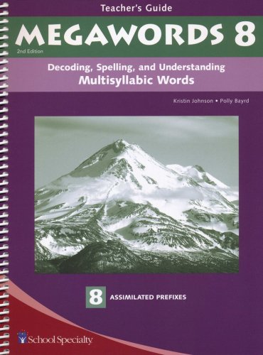 Cover of Megawords 8 Teacher's Guide, 2nd Edition (Homeschool Edition)