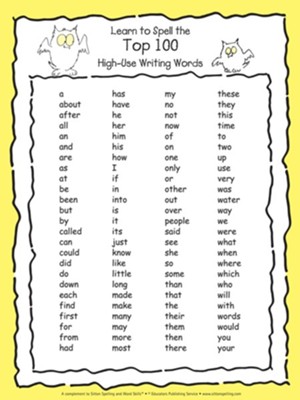 Cover of Sitton 100 Word Chart 5-Pack (Homeschool Edition)