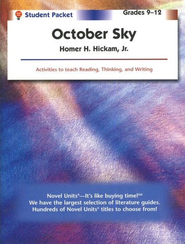 Cover of October Sky, Novel Units Student Packet, Grades 9-12