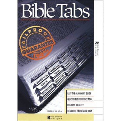 Cover of Bible Tabs, Gold & Burgundy Symbols