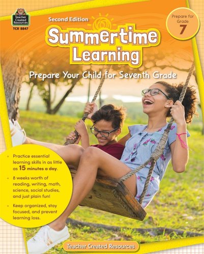 Cover of Summertime Learning: Prepare Your Child for Seventh Grade (2nd Edition)