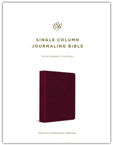 Cover of ESV Single-Column Journaling Bible--soft leather-look, raspberry