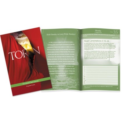 Cover of KJV Torn Devotion Book, Prayer Journal