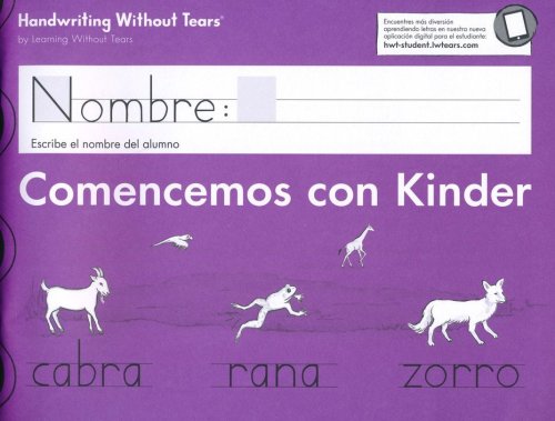 Cover of Comencemons con Kinder Student Workbook Transitional K (2022 Edition)