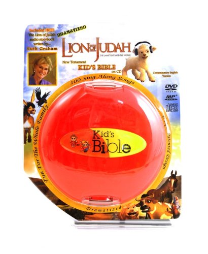 Cover of The Lion of Judah Dramatized Kid's Bible 15 CD's, 1 DVD and 1 MP3 CD
