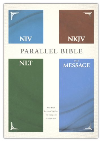 Cover of NIV, NKJV, NLT, The Message, (Contemporary Comparative) Parallel Bible--hardcover
