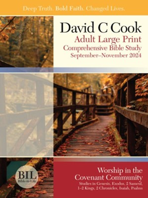 Cover of Bible-in-Life: Adult Comprehensive Bible Study Large Print Student Book, Fall 2024