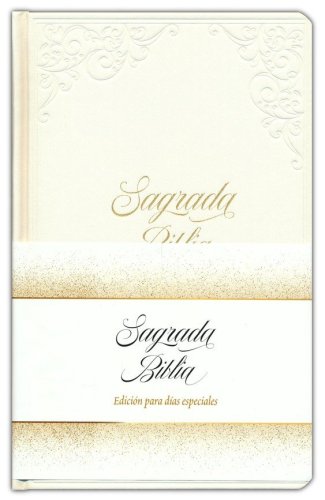 Cover of Biblia Catolica, Letra grande, Simil piel blanca (Catholic Leathersoft White Large Print Bible)