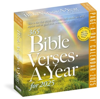 Cover of 365 Bible Verses-a-Year for 2025