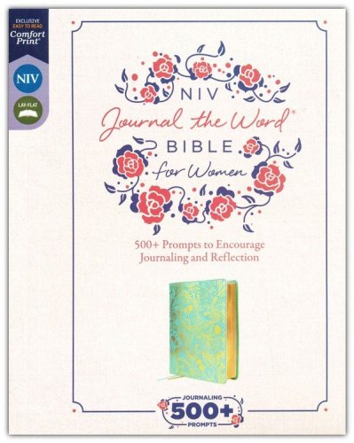 Cover of NIV Journal the Word Bible for Women--soft leather-look, teal