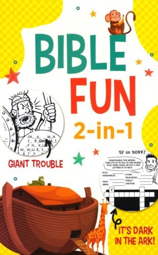 Cover of Bible Fun 2-in-1: Giant Trouble and It's Dark in the Ark!