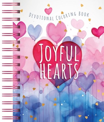 Cover of Joyful Hearts: Devotional Coloring Book