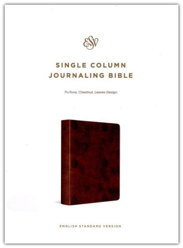 Cover of ESV Single Column Journaling Bible--soft leather-look, chestnut